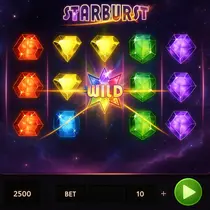 Spinsup - Starburst Slot Game - Free Spins and Expanding Wilds